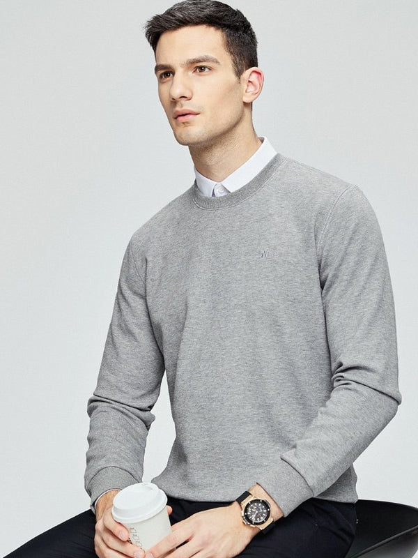 Gray Casual Long Sleeve Top