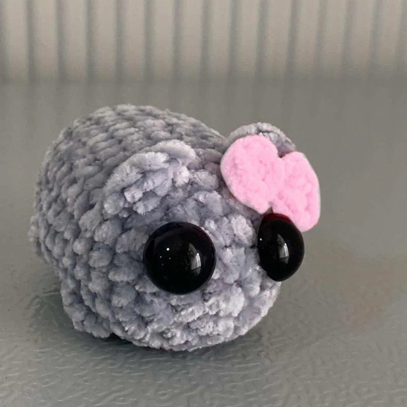 Sad Hamster Crochet Doll