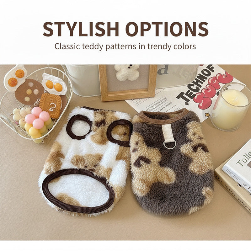 Pet Plush Pull-Tab Vest