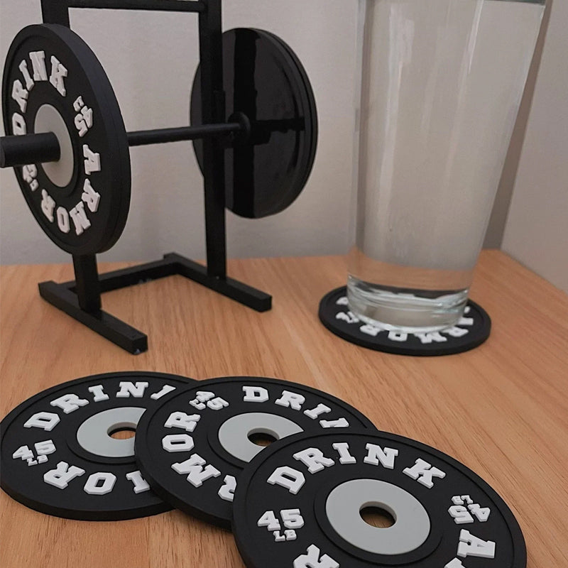 Weight Plate Coaster Set of 4