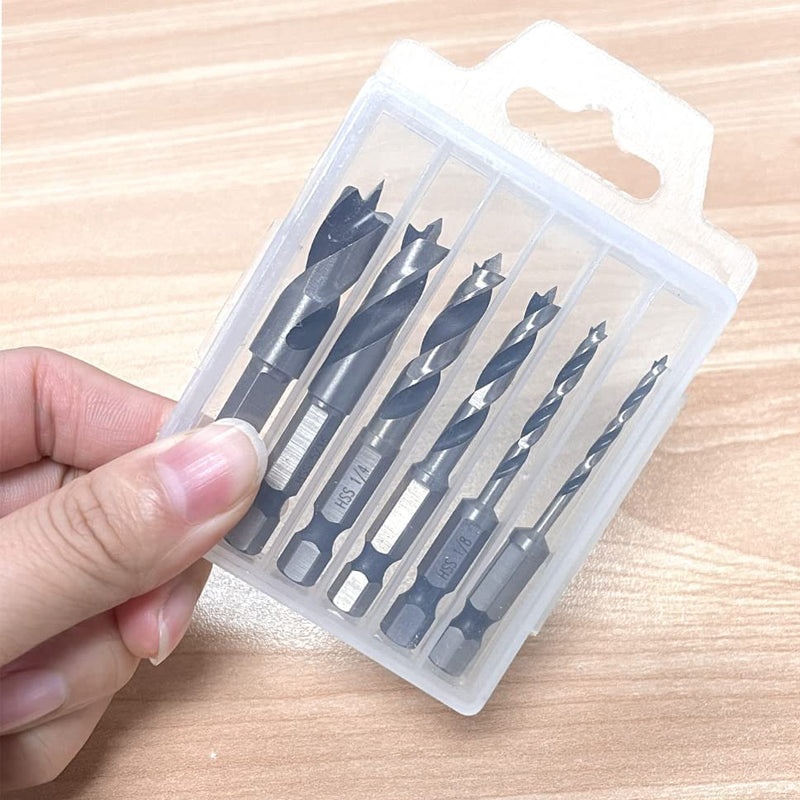 6 Piece Hexagon Shank Metric Composite Tap White Drill/Titanium Plated