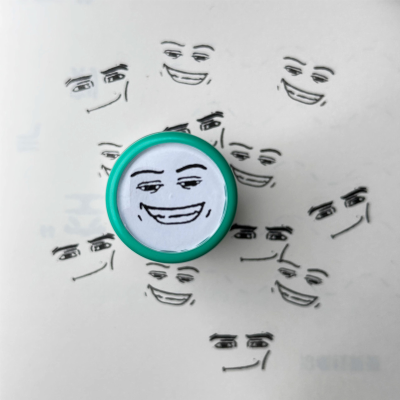 Game Characters Funny Expressions Stamp