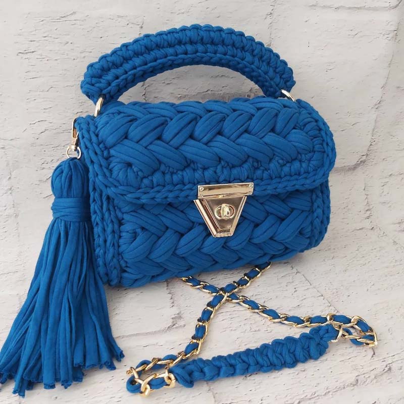 Ethnic Style Knitting Bag