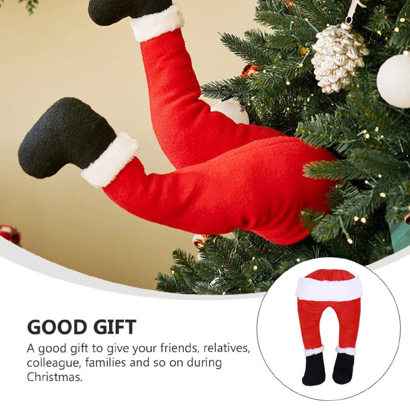 Christmas Santa Legs Decoration