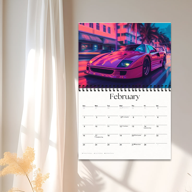 Car Calendar 2025