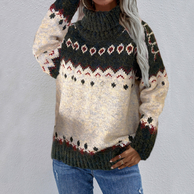 Christmas Jacquard Pullover Sweater