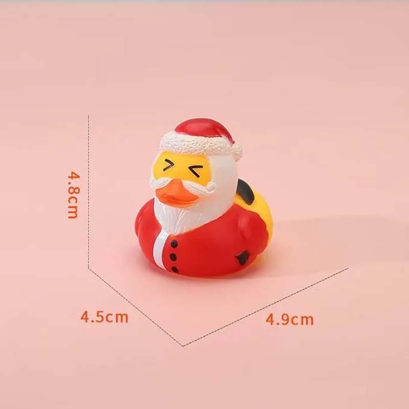 24 Pcs Countdown Christmas Rubber Ducks Advent Calendar