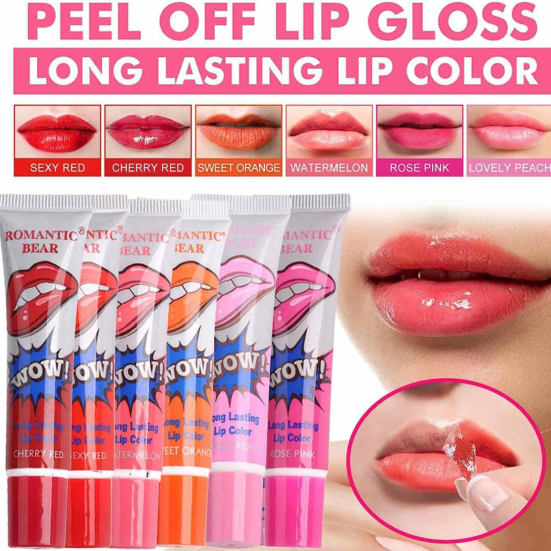 Peel Off Lip Gloss (6pcs)