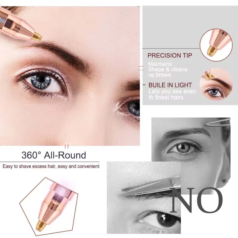 2 In 1 Eyebrow & Shaver Trimmer