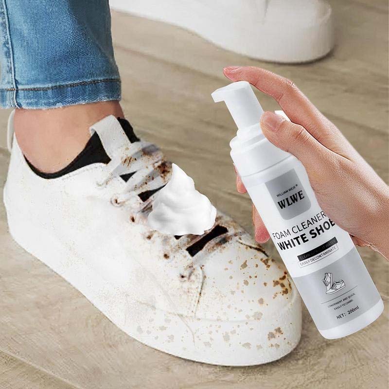White shoes cleaning agent