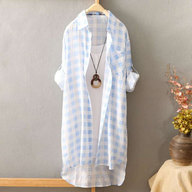 Plaid Sun Protection Shirt