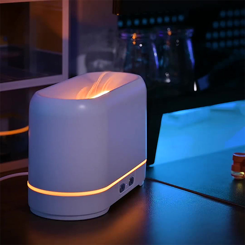 Seven-color Flame Aromatherapy Humidifier