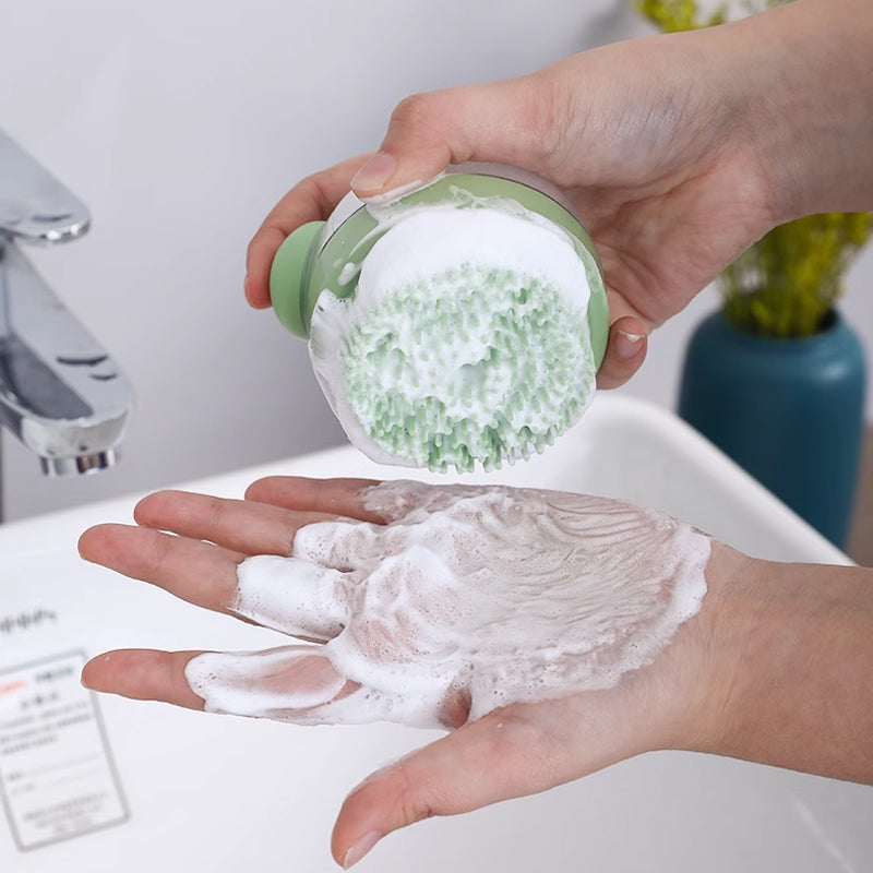 Multifunctional Press Type Cleaning Brush