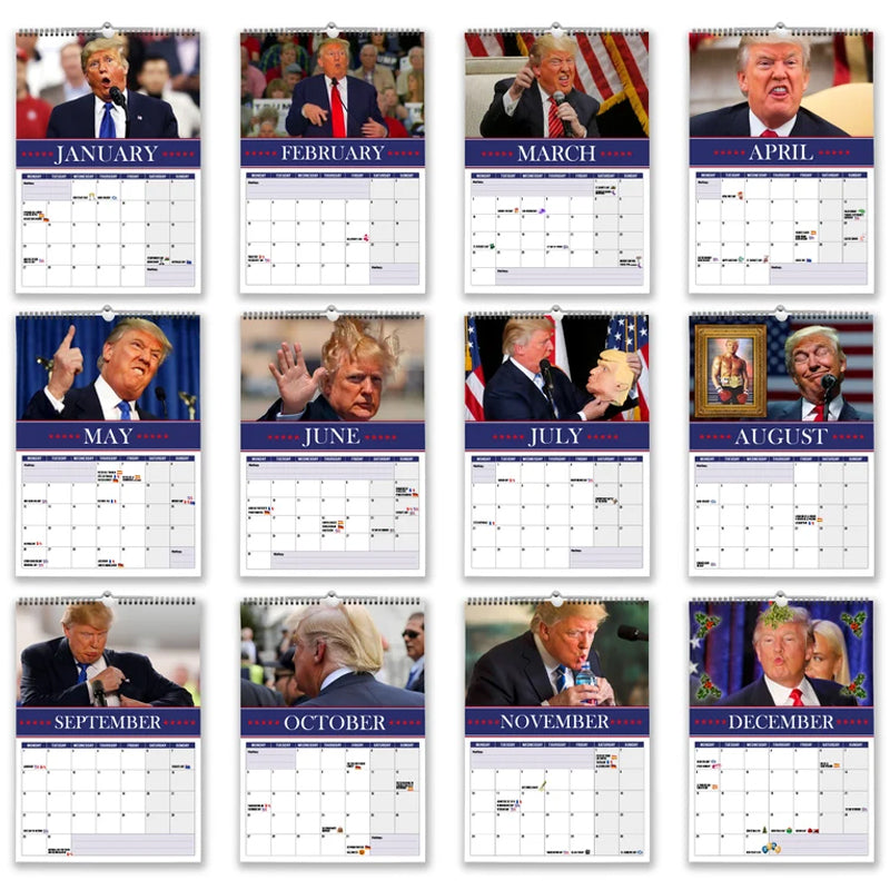 2025 Trump Wall Calendar