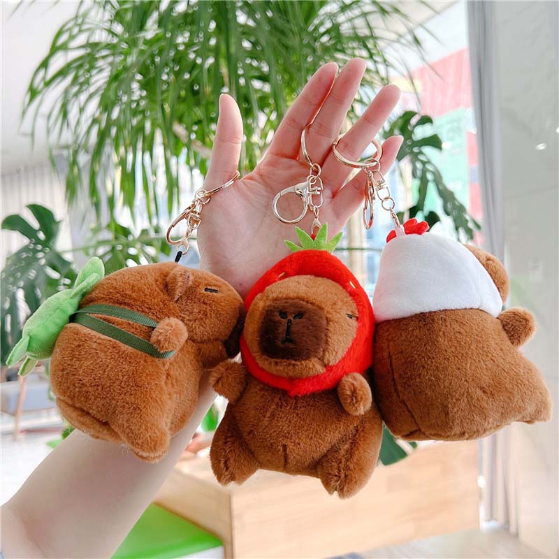 Capybara Keychain Key-ring Bag