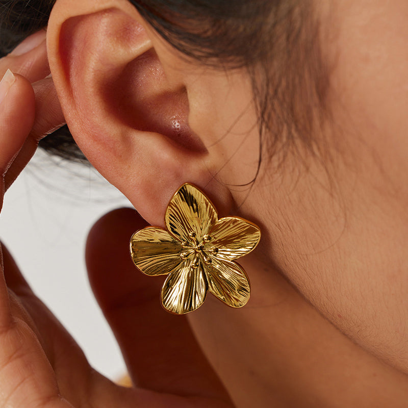 Gold Flower Jewellery