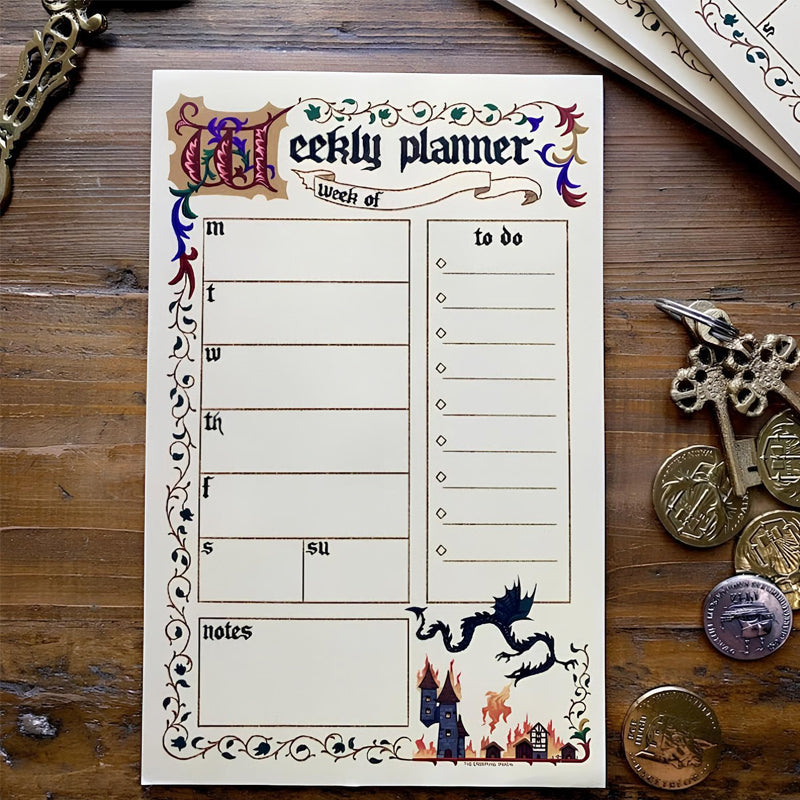 Medieval Notepad Series Stationery