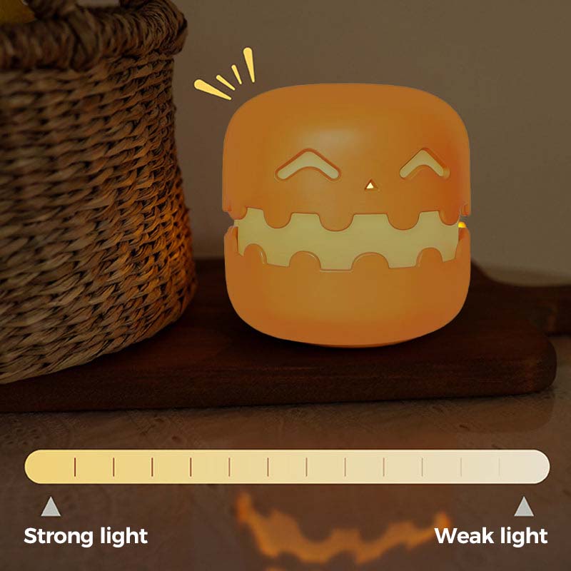 Halloween Creative Pumpkin Dimming Timer Night Light