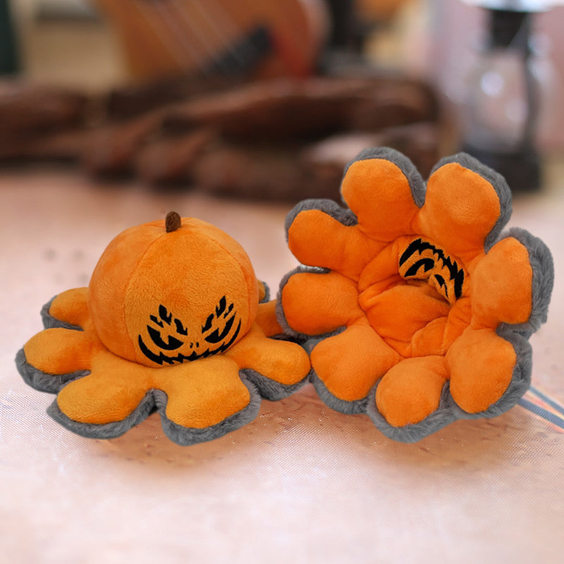 Reversible Pumpkin Lantern Plushie