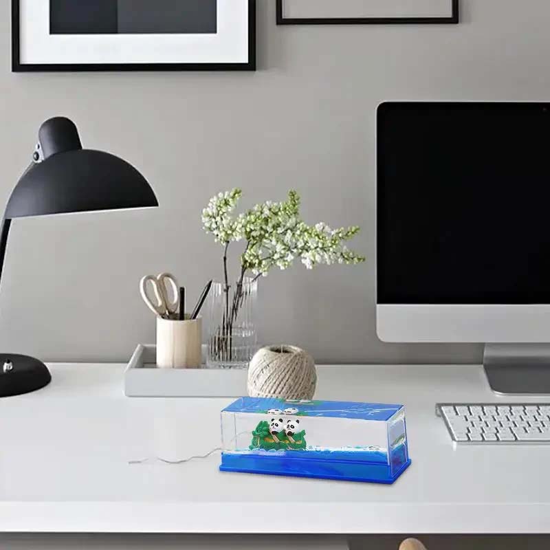 Liquid Hourglass Desktop Decoration