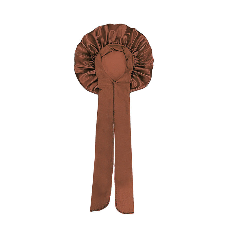 Bow Stretch Wide Brim Floppy Sleeping Hat