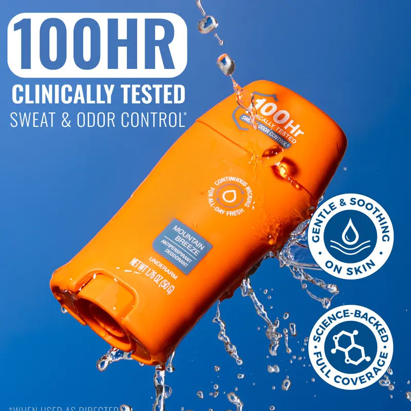 K antiperspirant deodorant stick