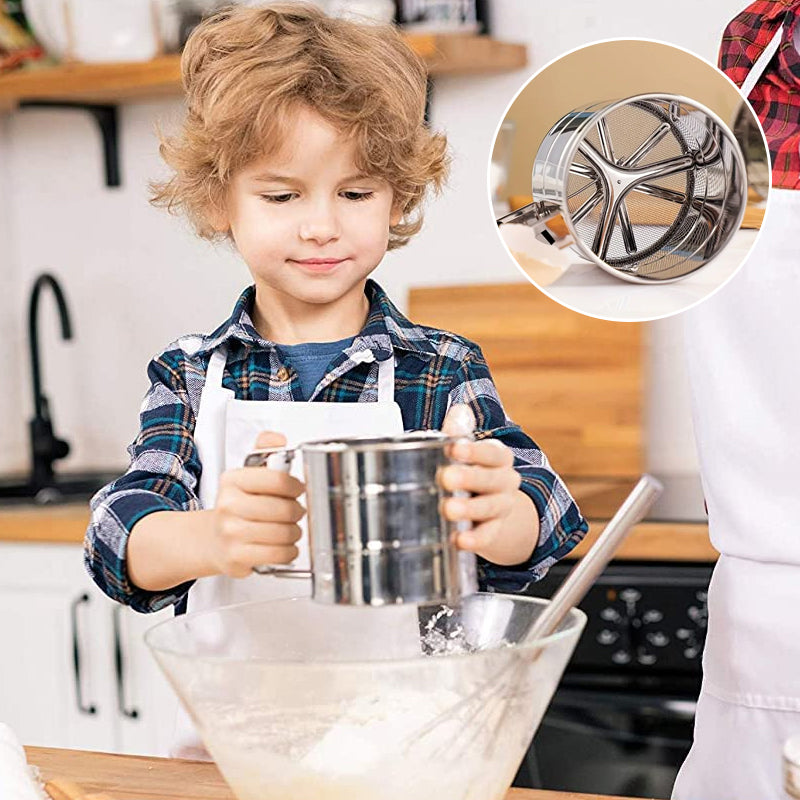 Semi Automatic Multifunctional Baking Flour Sifter Cup