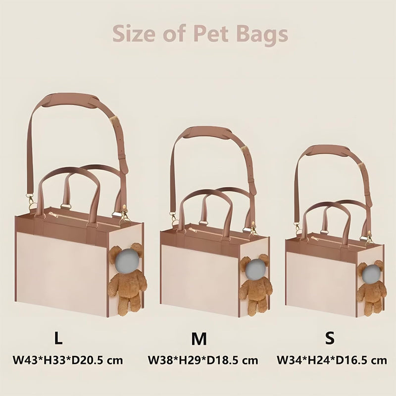 Soft Pet Travel Tote with Peek Window