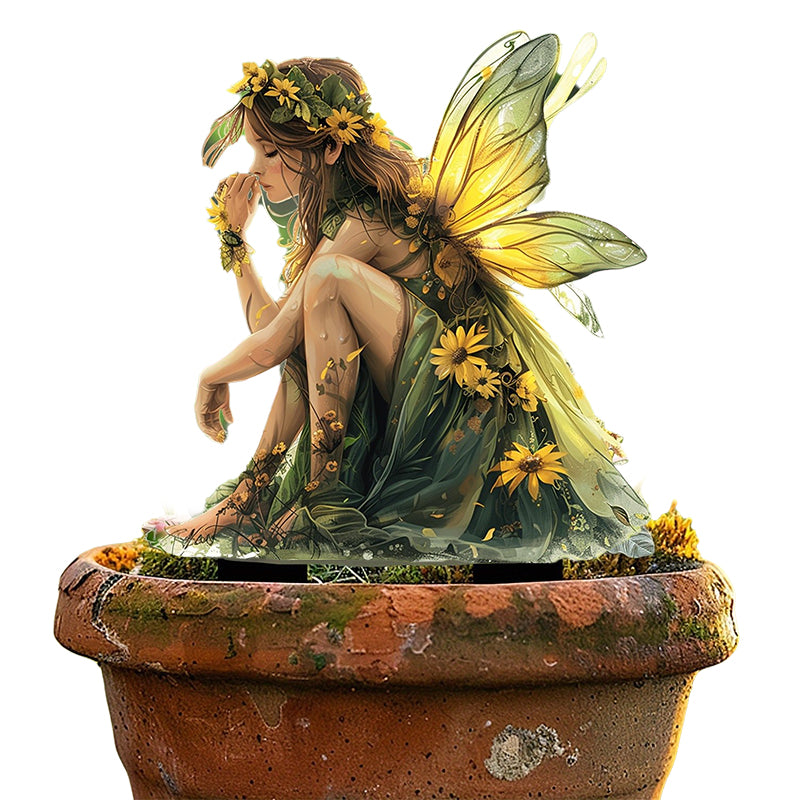 Fairy flower pot decoration