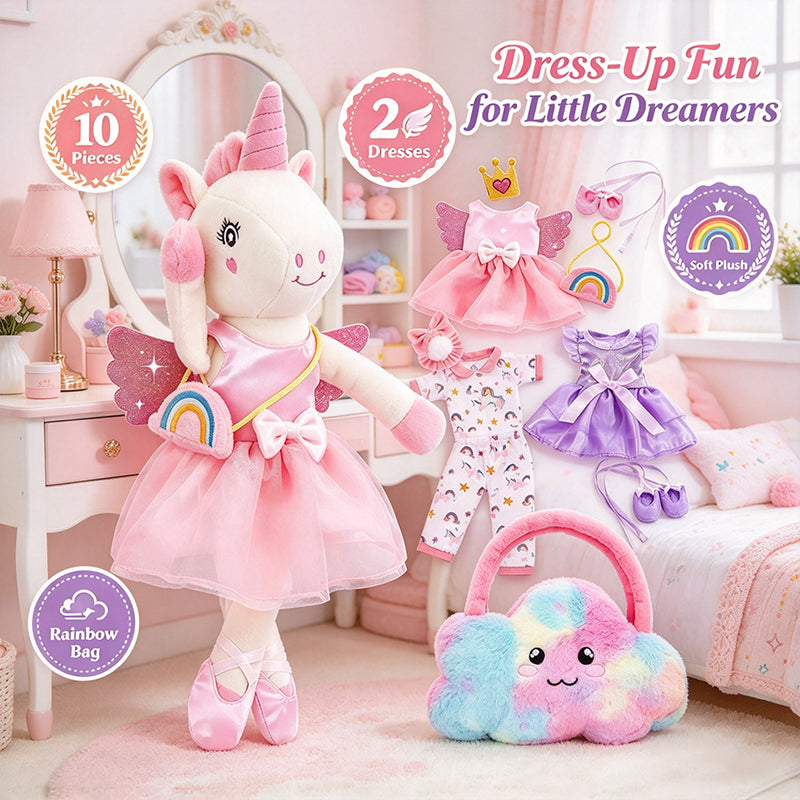 Ballerina Unicorn Plush Toy