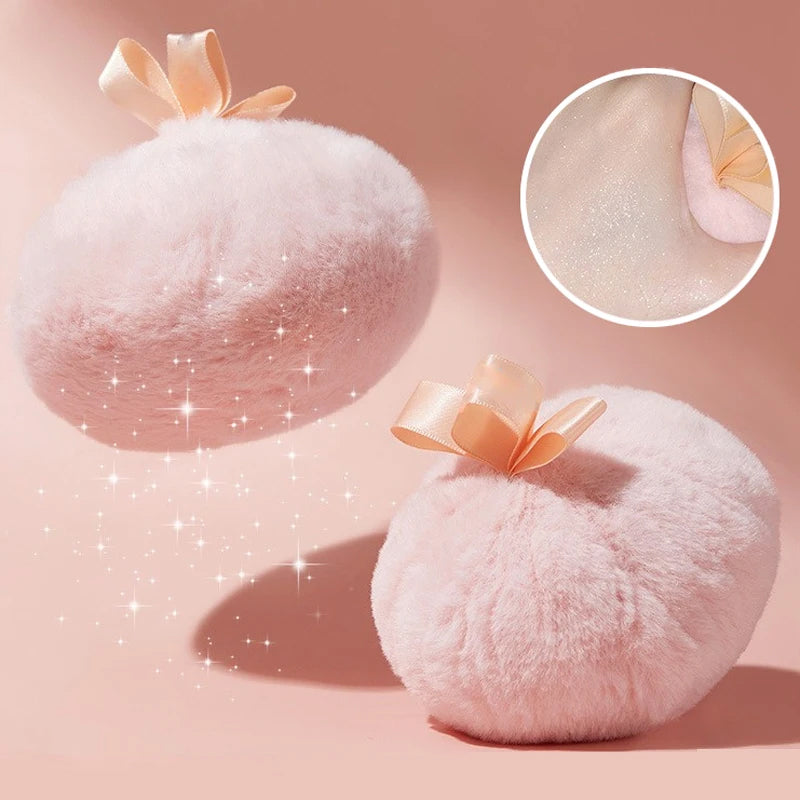 Velour Plush Velvet Powder Puff