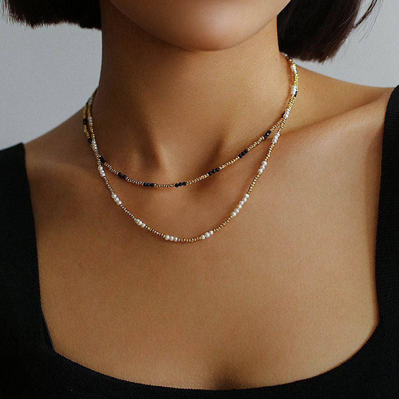 Twilight Golden Beans Necklace