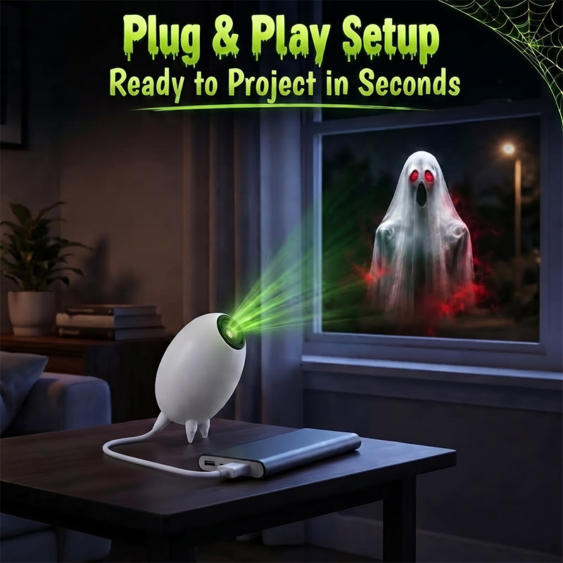 Haunted Window Projector