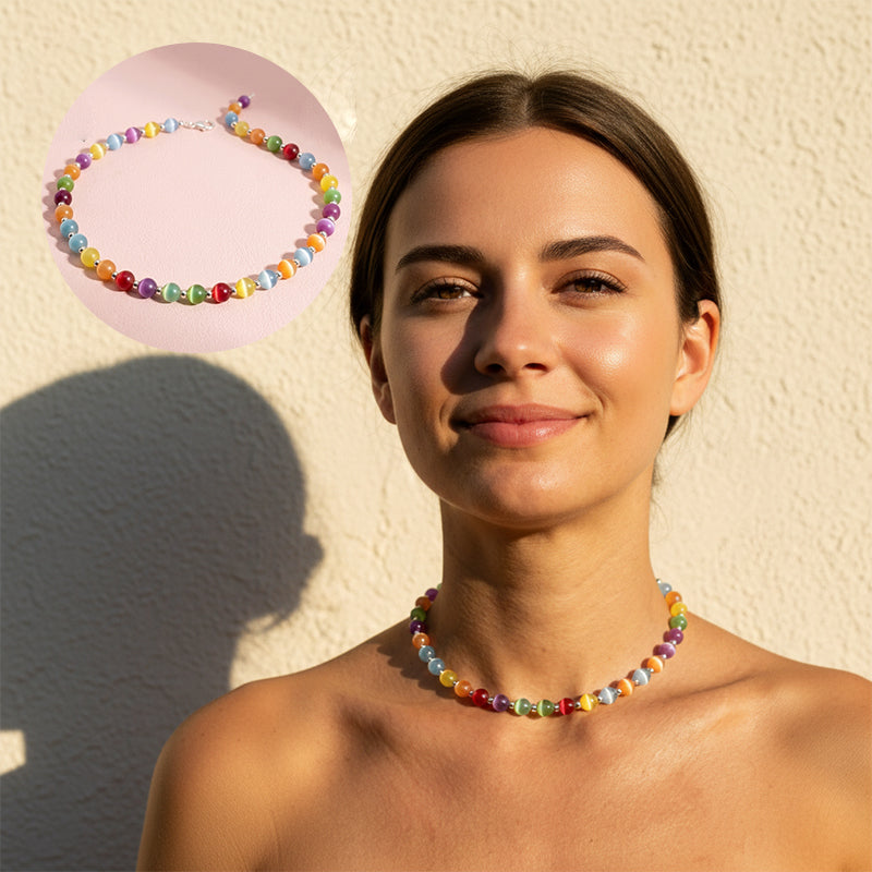 Dopamine Rainbow Necklace