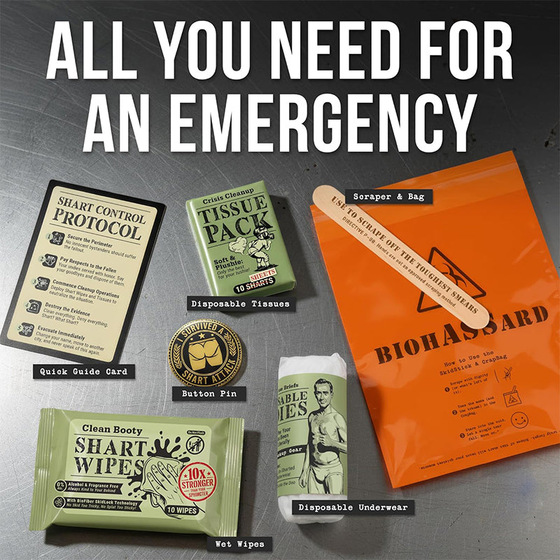 Shart Survival Kit for When Your Butt Commits Treason