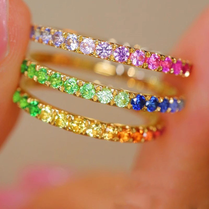 Colored Diamond Ring