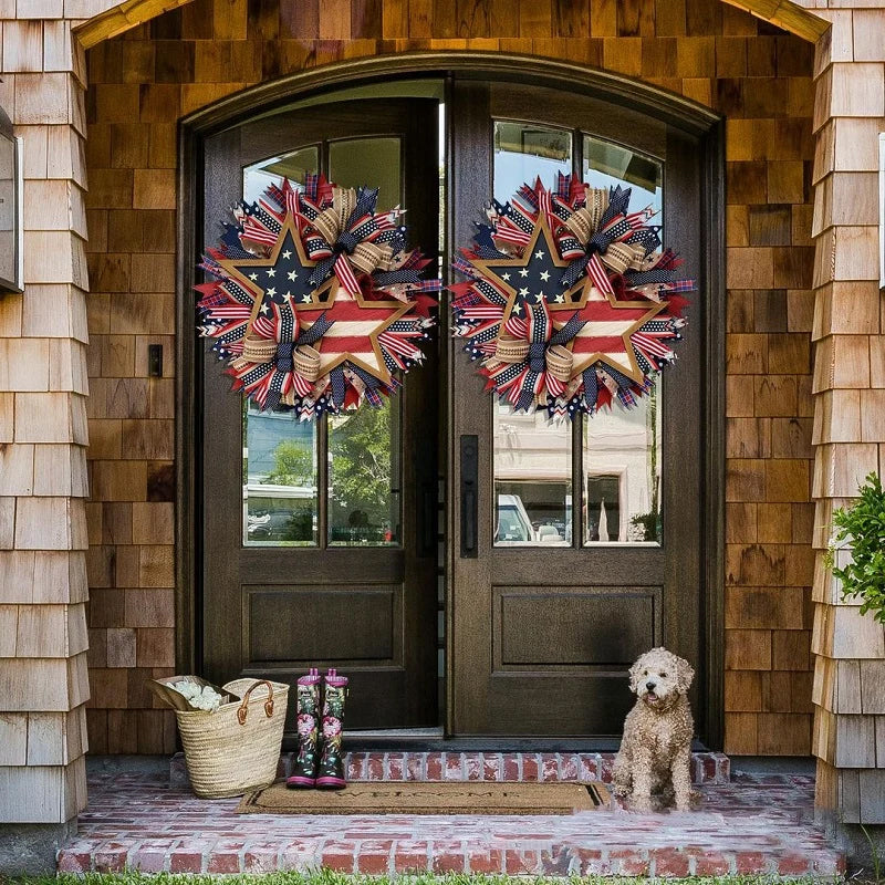 Independence Day Garland Flags