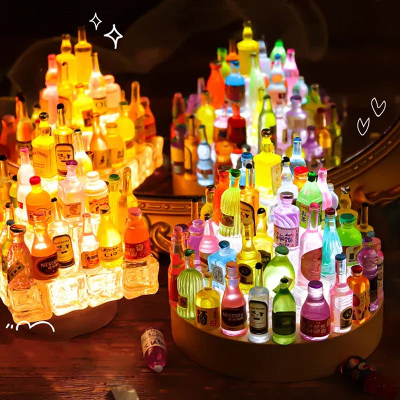 Creative Ornament Wine Bottle Night Light Decoration