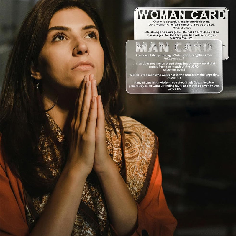 Men and Women Bible Verse Prayer Cards