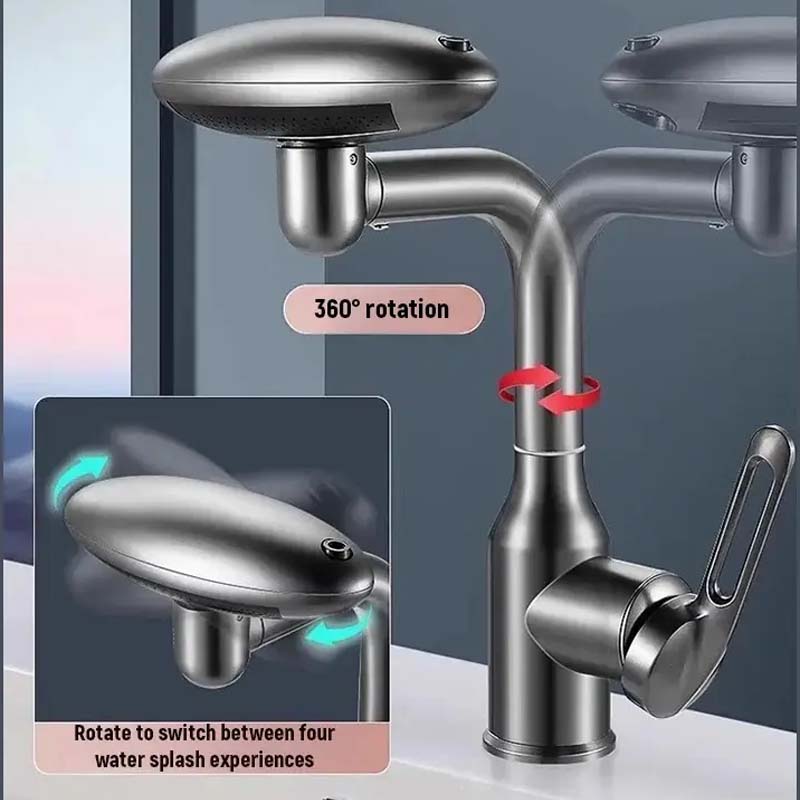 Universal Multi-Function Rotate Spray Faucet