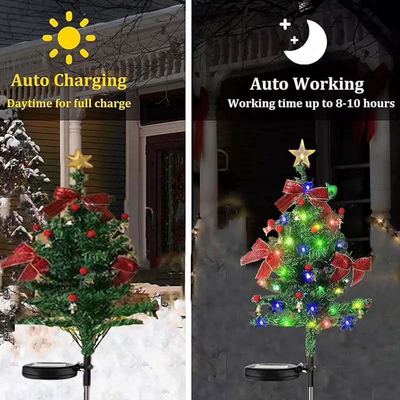 Solar Christmas Trees Lights