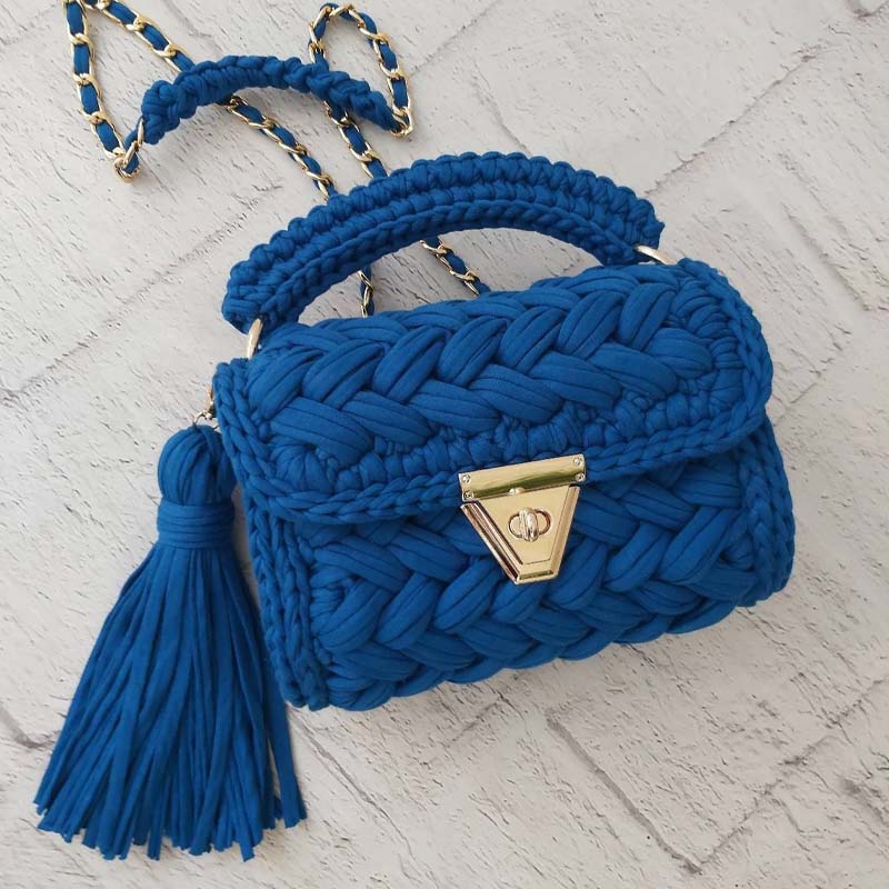 Ethnic Style Knitting Bag