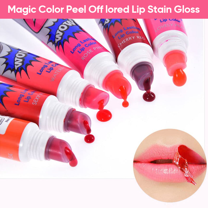 Peel Off Lip Gloss (6pcs)