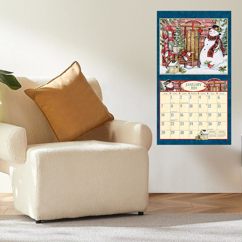 2024 Vintage Illustrated Calendar