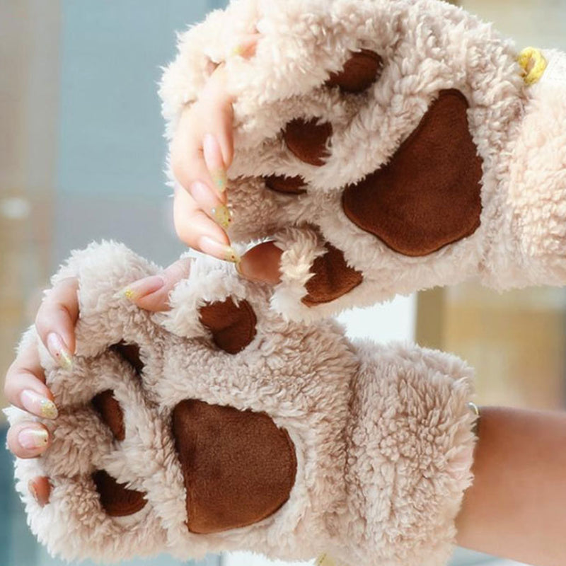 Half Finger Cat Claw Gloves