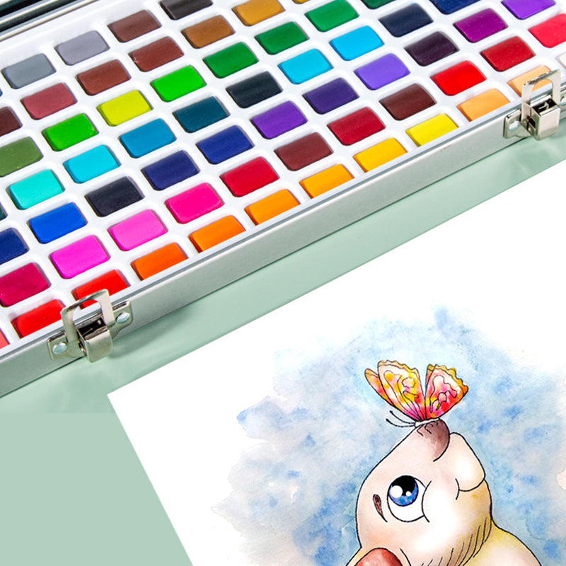 128 Color Solid Watercolor Set