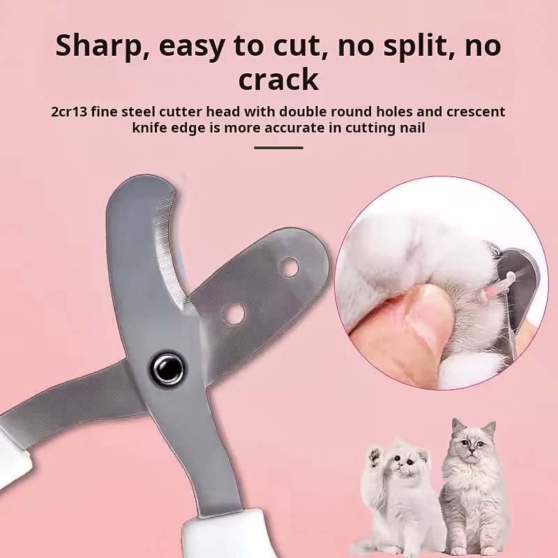 Double Hole Pet Nail Clipper