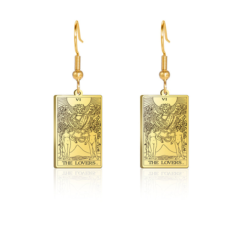 Tarot Card Earrings