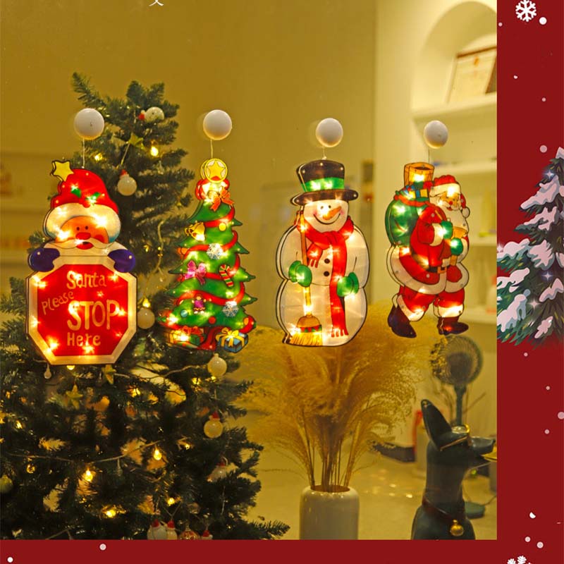 Christmas Window Suction Cup Lights