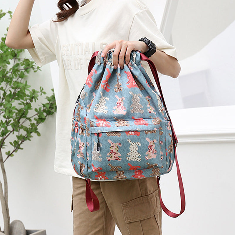 Ethnic Style Drawstring Shoulder Bag